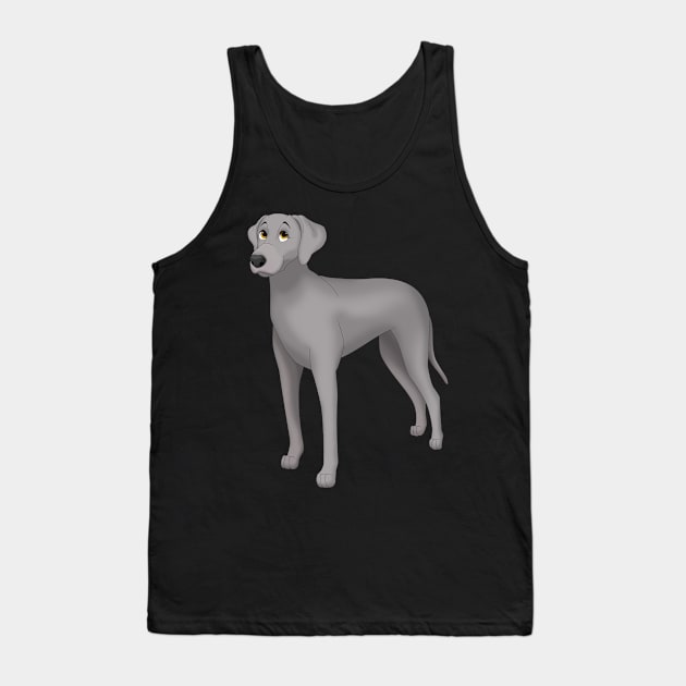 Weimaraner Dog Tank Top by millersye